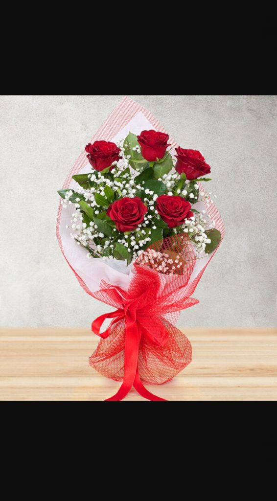 Ithal 5’li gül buketi